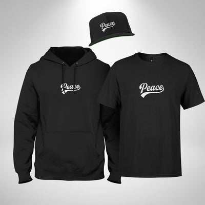 Peace Hoodie, Tee & Snapback Cap Bundle