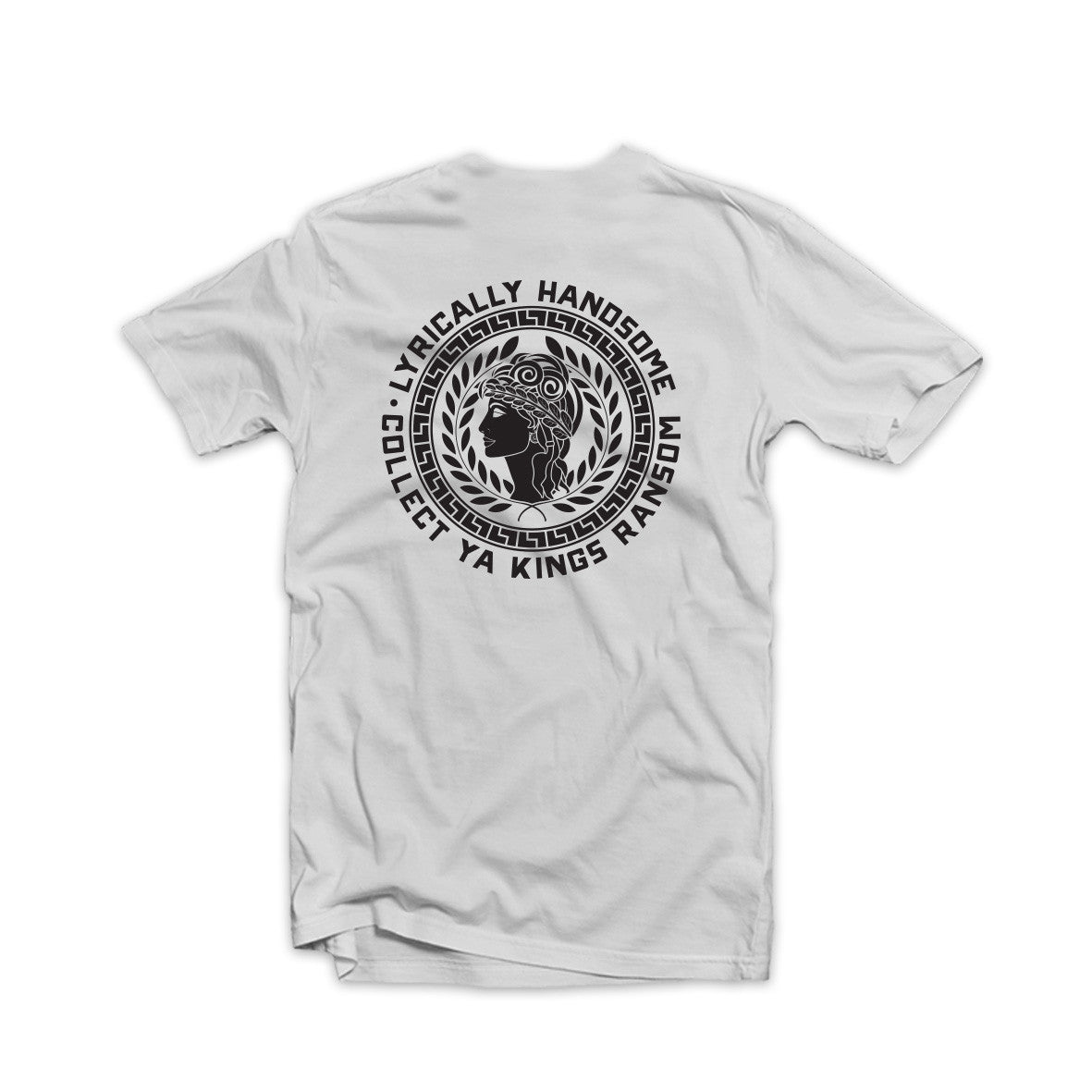 Lyrically Handsome Tee Black on White