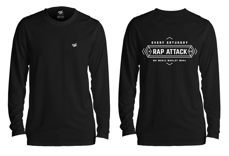 Rap Attack Long Sleeve Black