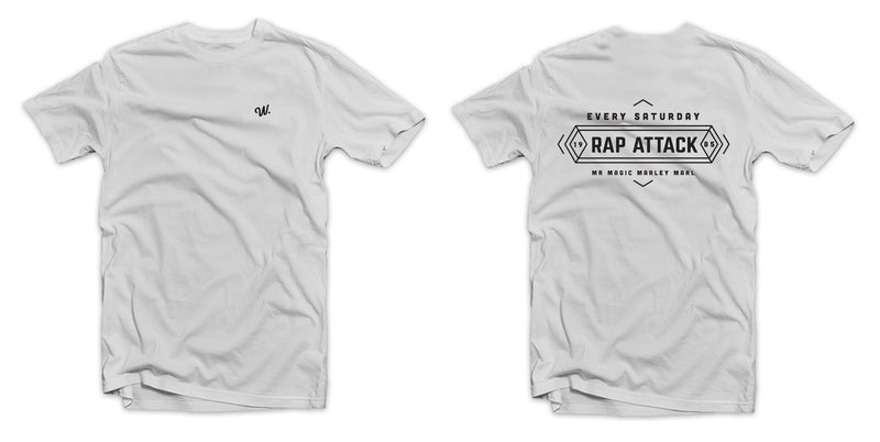 Rap Attack Tee White