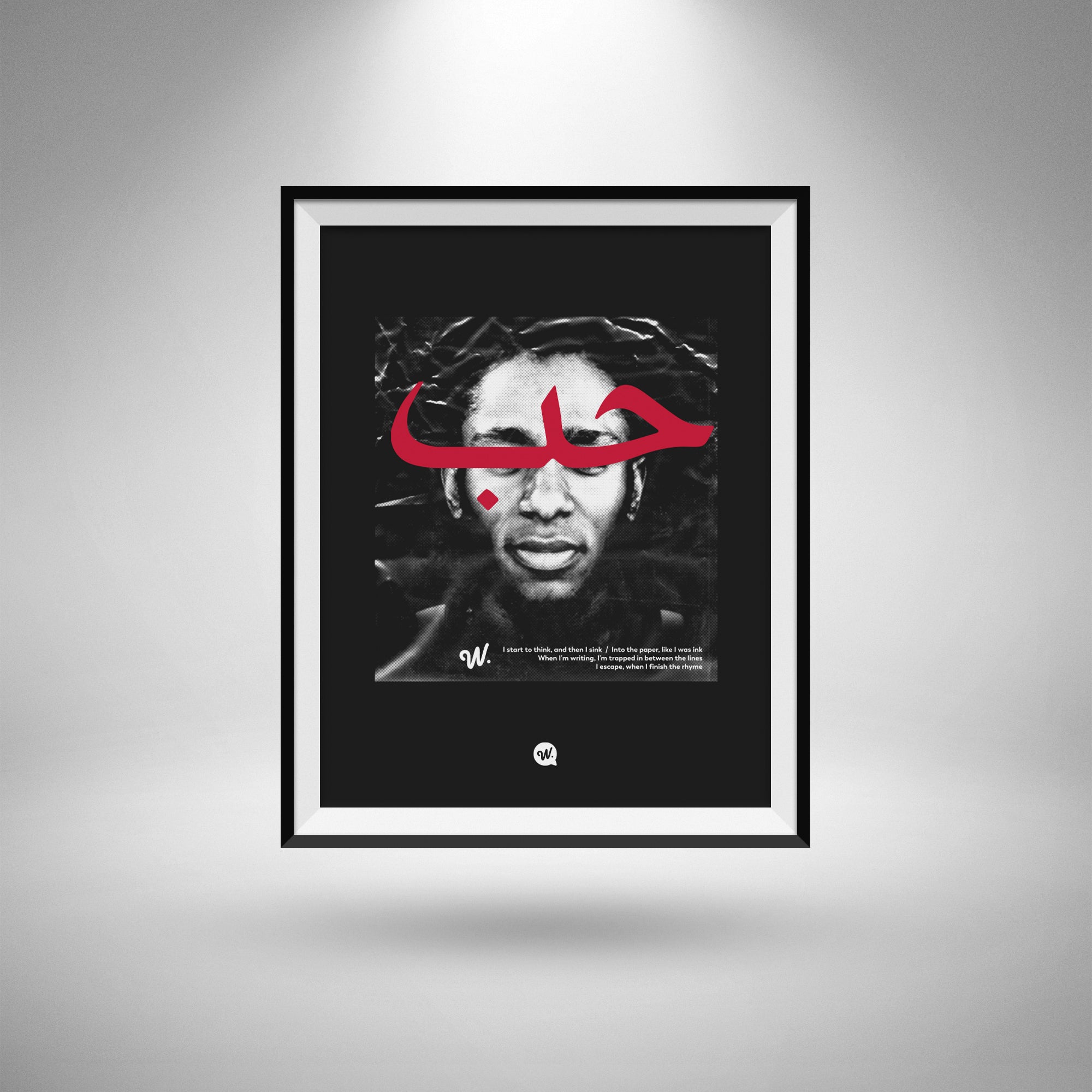 Love A3 Poster Card